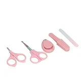 Baby Nail Care Set, Cute Baby Nail Kit Ergonomic with Nail File Tweezers for Newborn Infants Toddler