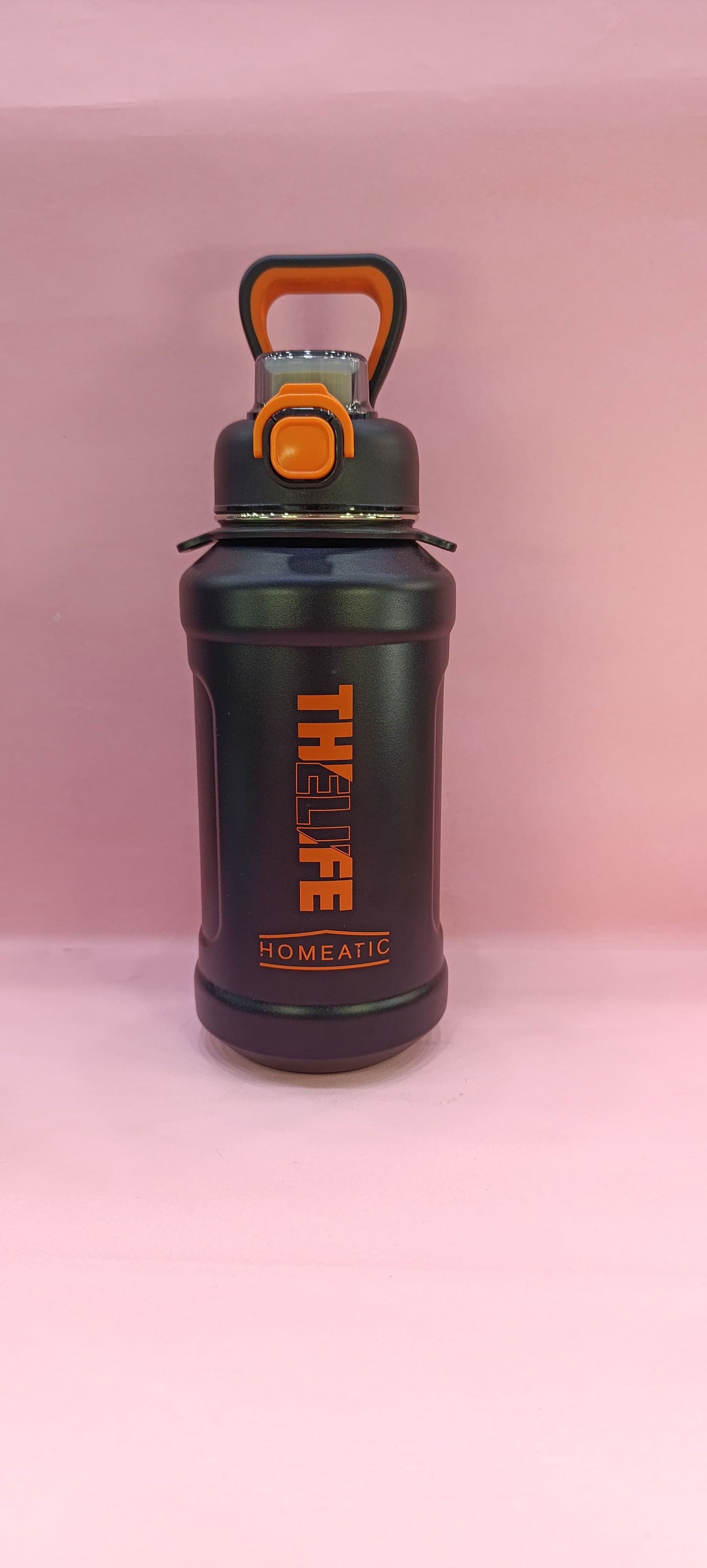 Homeatic Sports Water Bottle - Black & Red Design