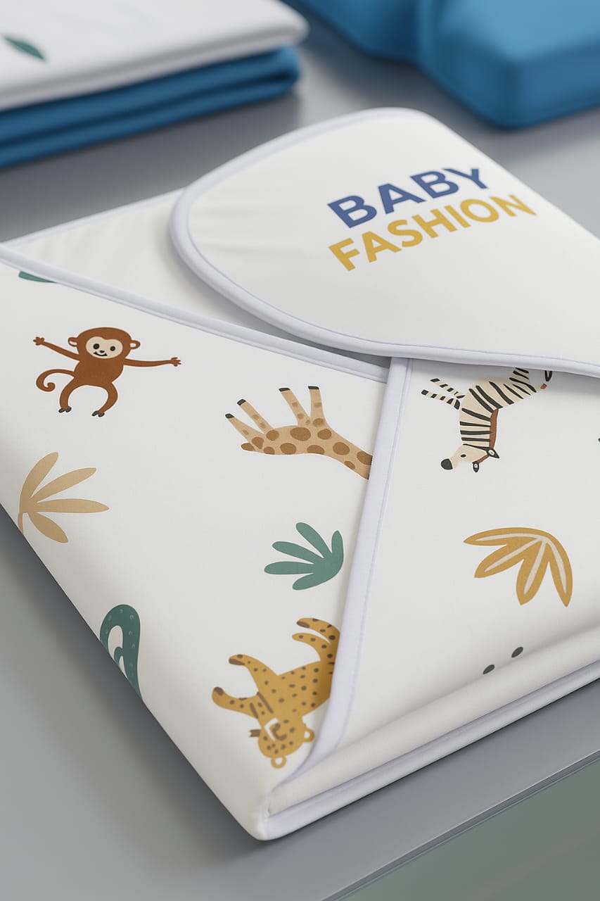 Safari Snuggle Hooded Baby swaddle wrap
