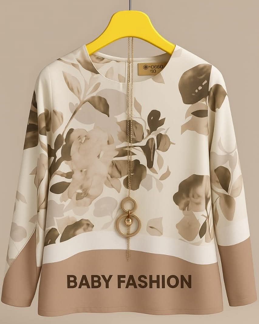 Soft Floral Pullover Top