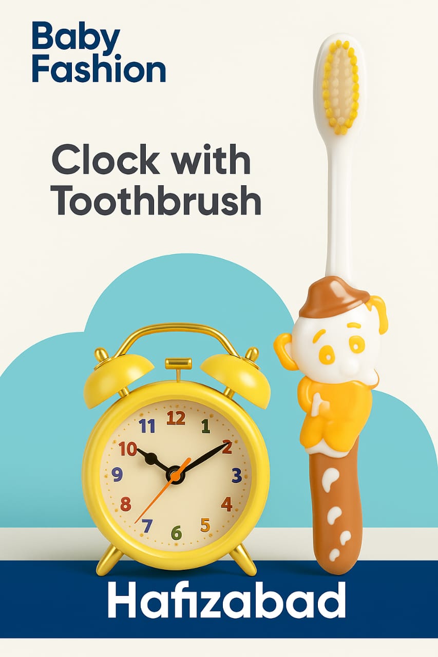 Clock & Toothbrush Set – Fun Brushing Routine
