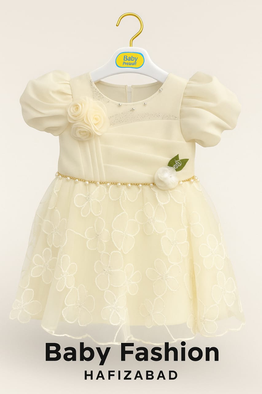 Ivory Floral Party Dress