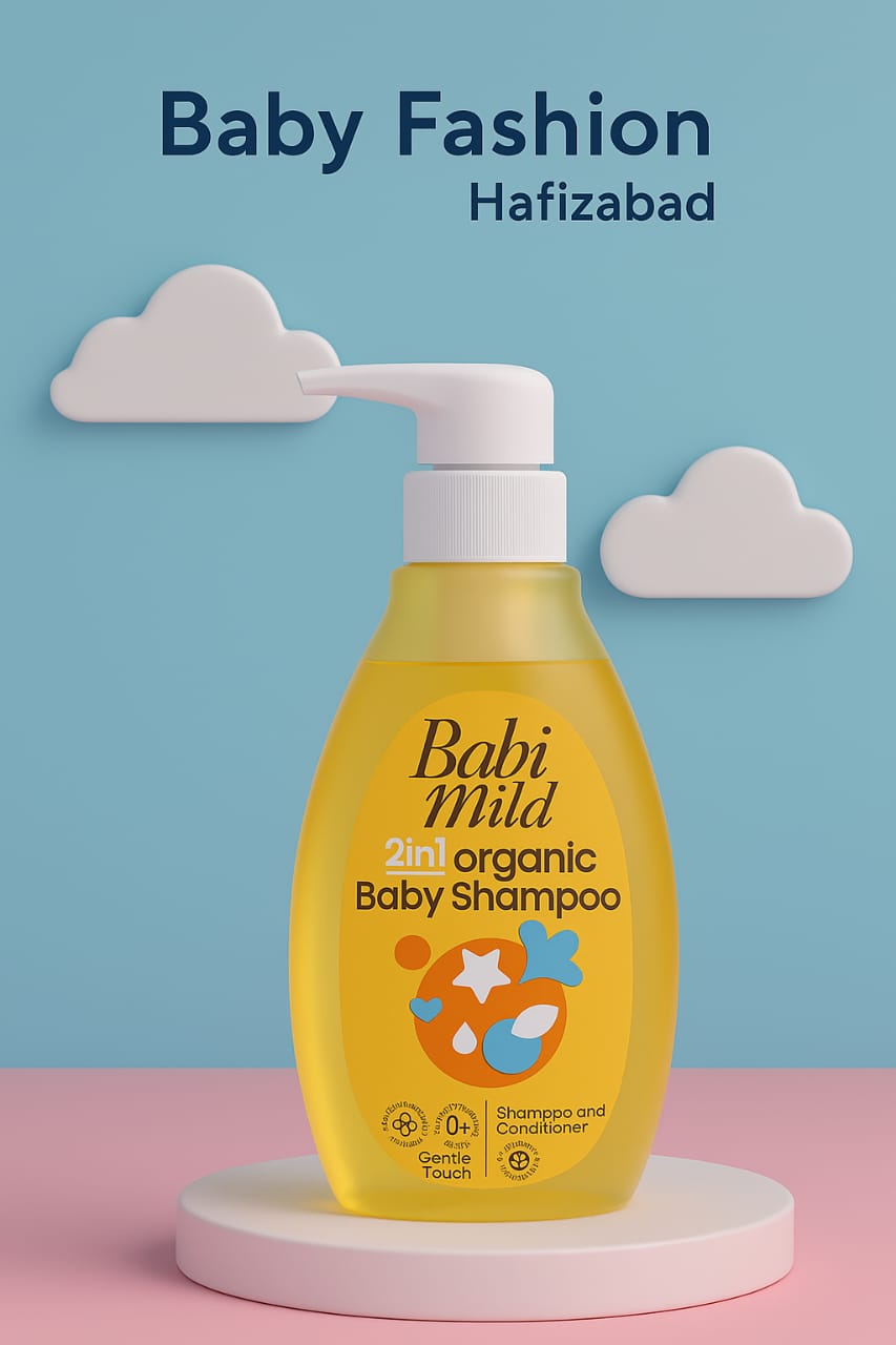 Babi Mild 2-in-1 Organic Baby Shampoo & Conditioner