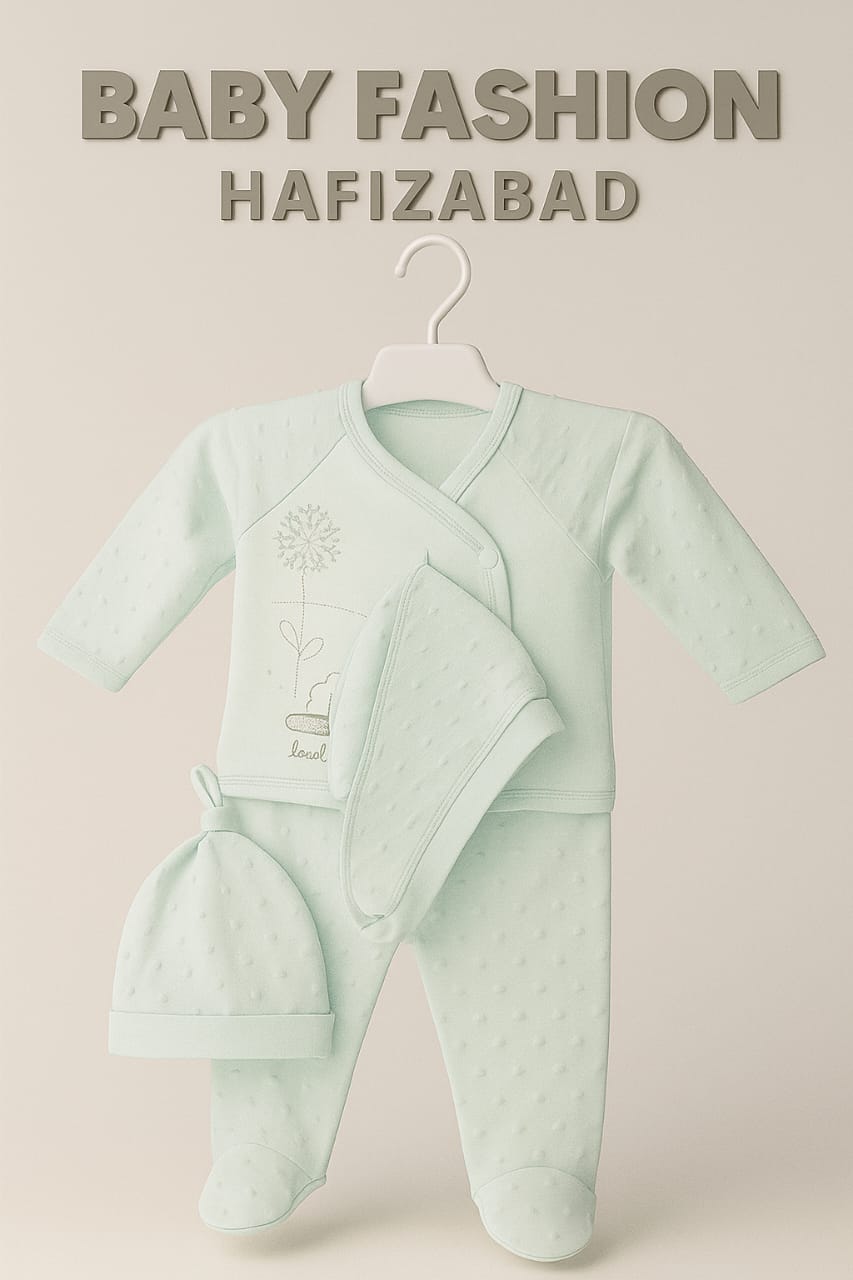 Mint Green Dot 3-Piece Newborn Set