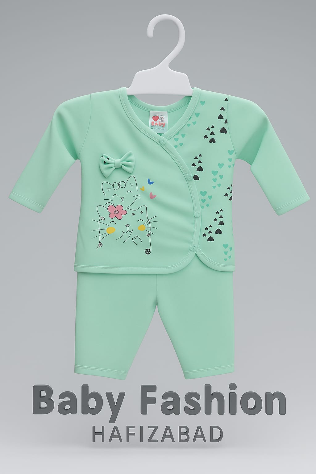 Kitty Love 2-Piece Baby Suit