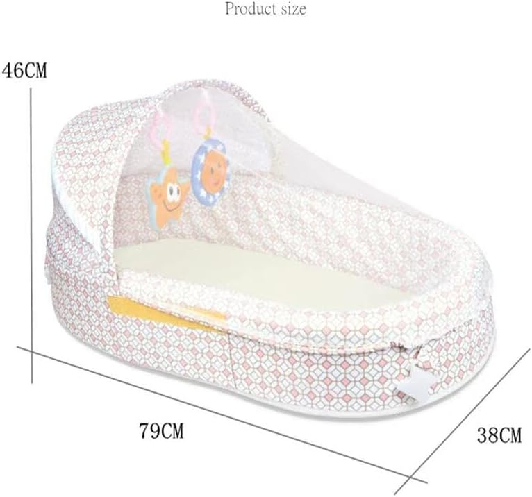 Portable Travel Bassinet with Bug Net