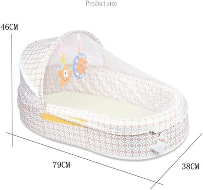 Portable Travel Bassinet with Bug Net