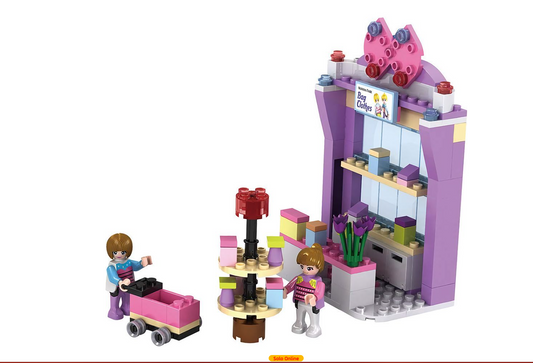Dream Girls Modular Build-Block Playset (810 Pieces)