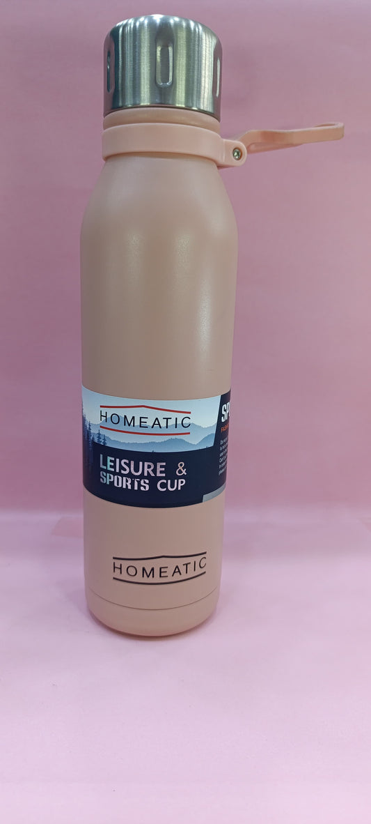 Homeatic Stainless Steel Water Bottle - Beige Color