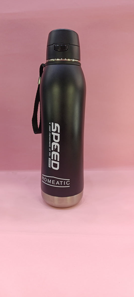 Homeatic Sports Water Bottle - Black Design
