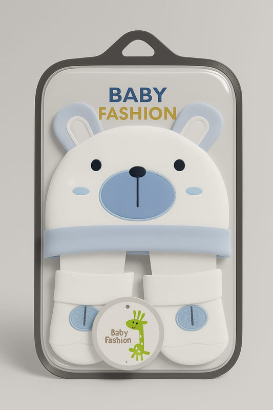 Bear Buddy 2-Piece Winter Hat & Booties Set