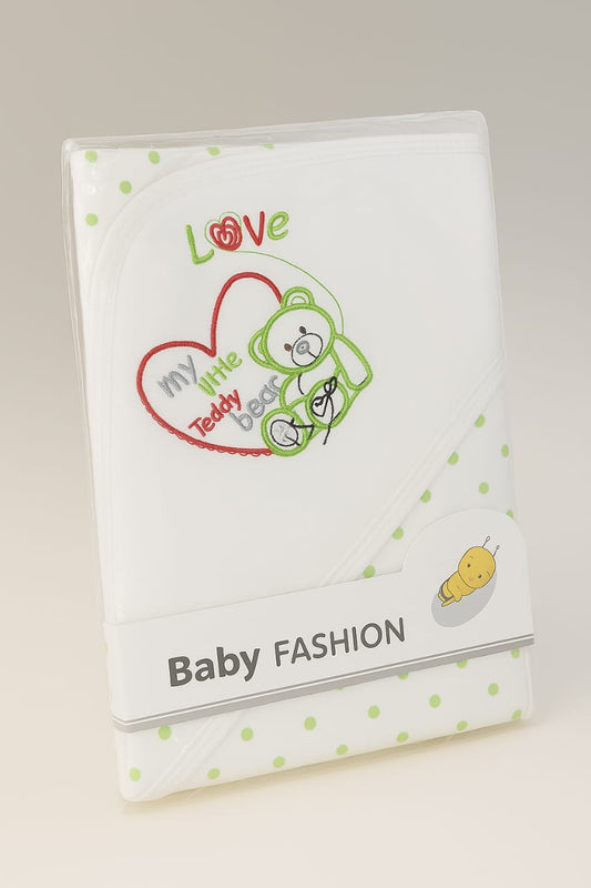 “My Little Teddy Bear” Hooded Baby Towel