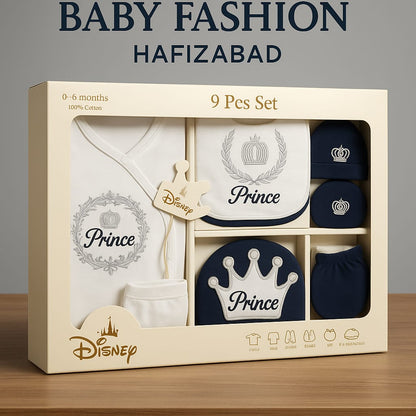Disney “Prince” 9-Piece Cotton Layette Gift Set