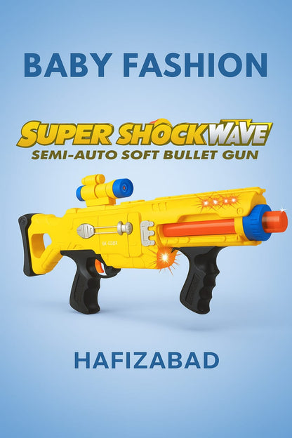 Super Shockwave Semi-Auto Soft Bullet Gun