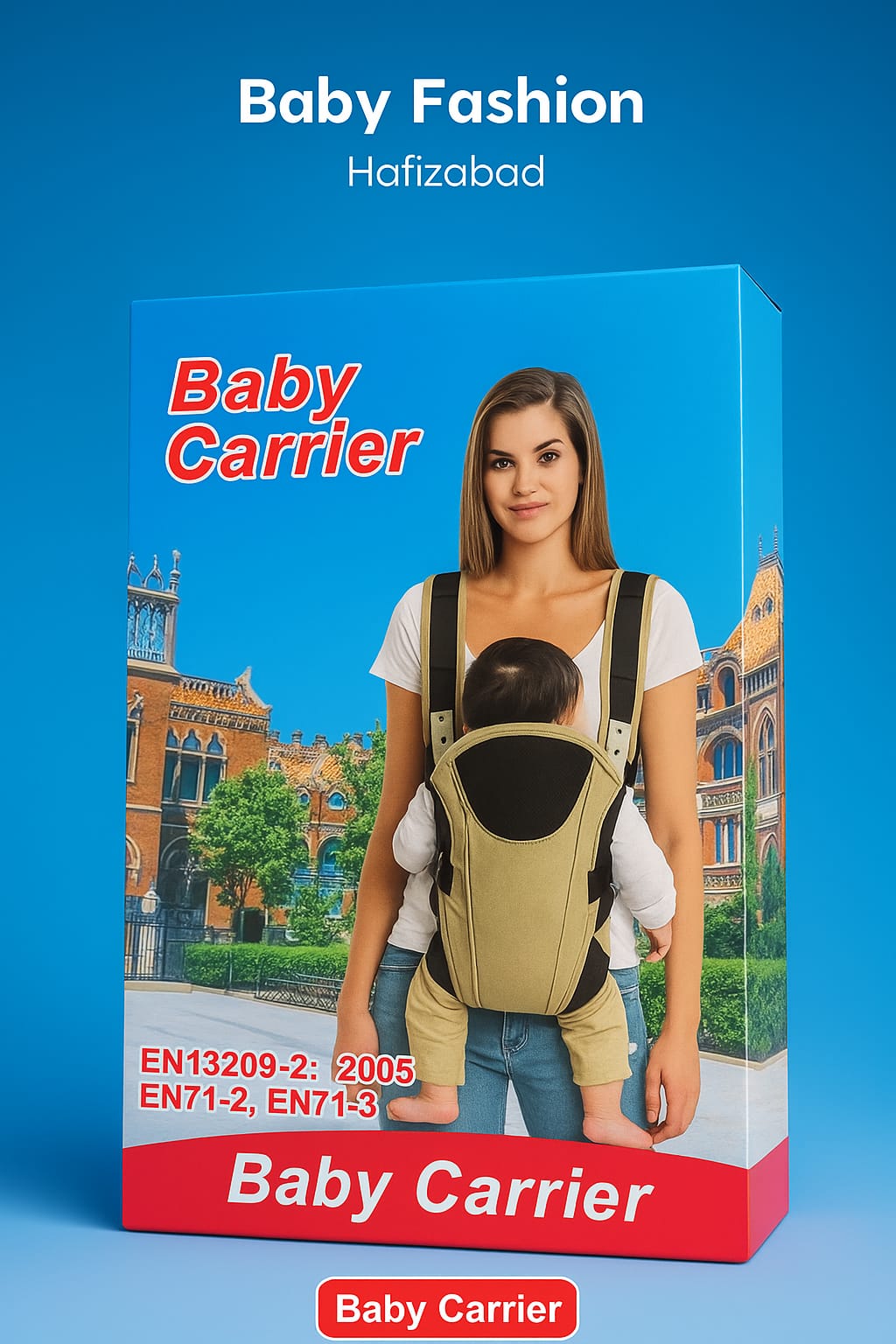 BABIES BLOOM Baby Carrier Bag for 0 to 18 Months Baby Carrier Bag Adjustable Baby Carrier for Newborn to Toddler (Brown) (3-24 Months)