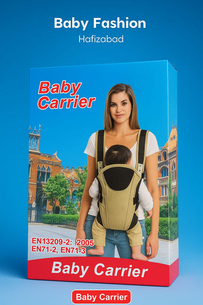 BABIES BLOOM Baby Carrier Bag for 0 to 18 Months Baby Carrier Bag Adjustable Baby Carrier for Newborn to Toddler (Brown) (3-24 Months)