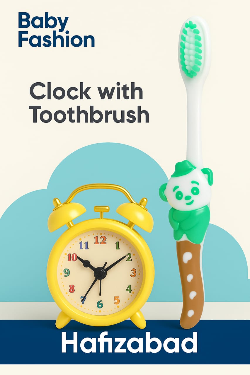 Clock & Toothbrush Set – Fun Brushing Routine