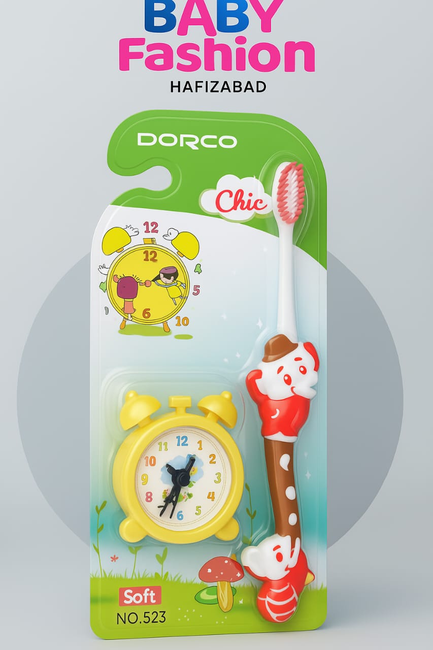 Clock & Toothbrush Set – Fun Brushing Routine