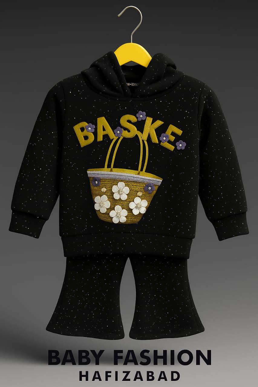 Girls’ Corduroy Hoodie & Flare Pant Set