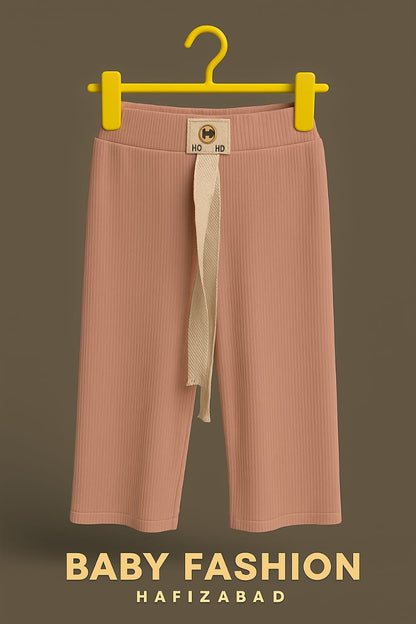 Soft Ribbed Corduroy Palazzo Trousers Set