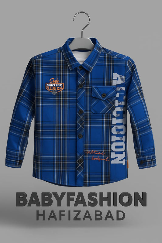 Urban Plaid Button-Up Shirt