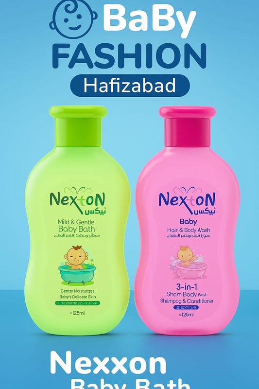 Nexton 2-in-1 Baby Bath + Hair & Body Wash