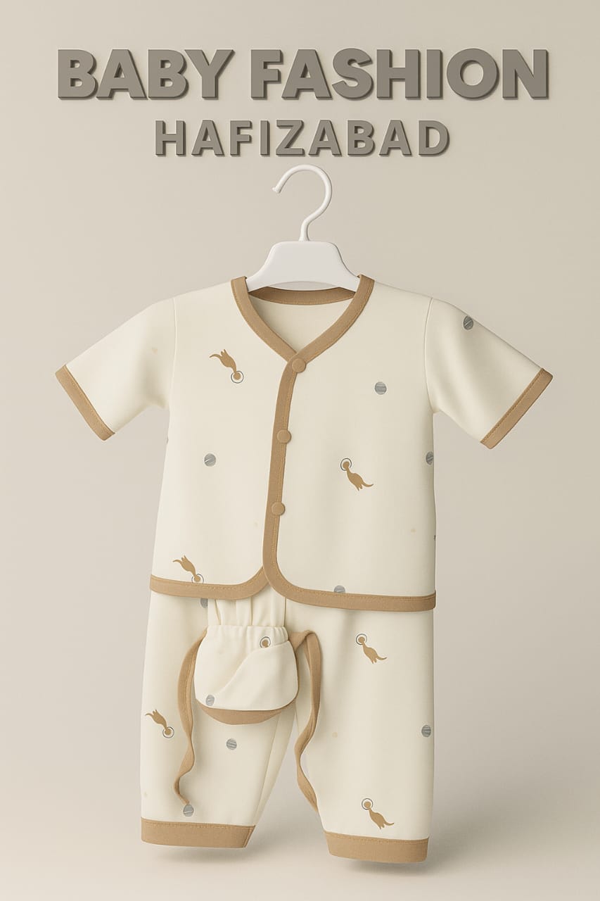 Soft Cotton Newborn 3-Piece Set
