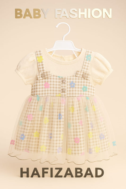 Soft Multi Colour Net Frock