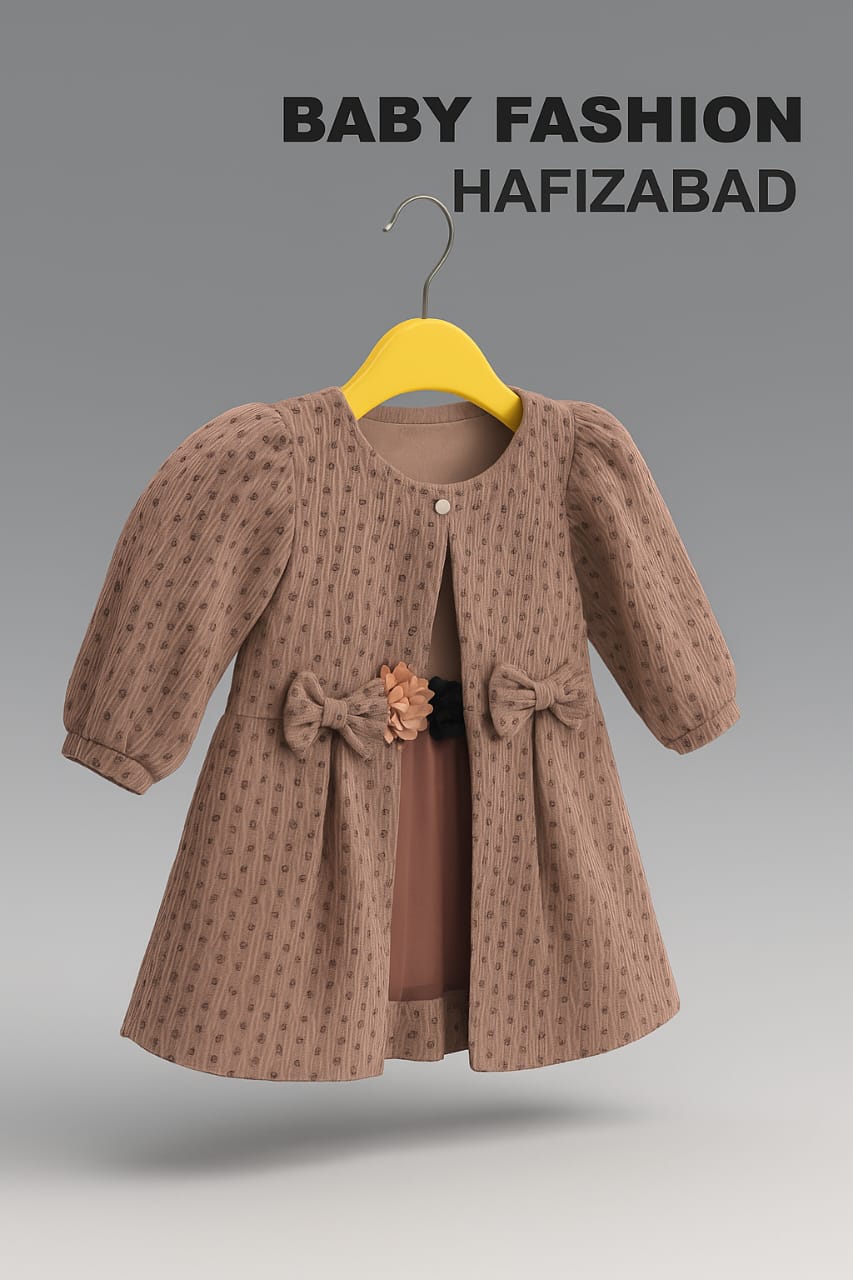 Olive Green Winter Frock