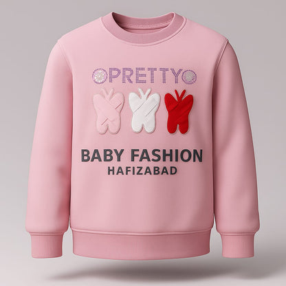 Pretty Pink Winter Sweatshirt