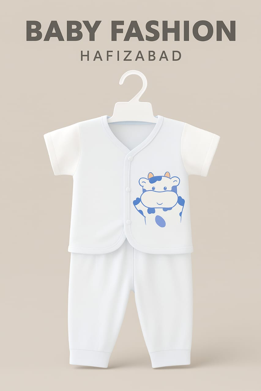 Cow Print New Born Set