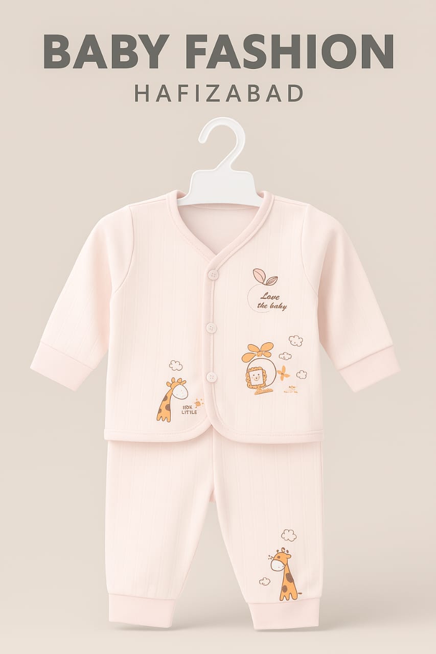 Giraffe & Lion Infant Girl Suit