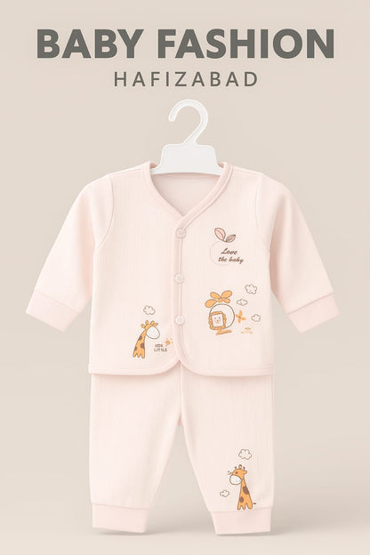 Giraffe & Lion Infant Girl Suit
