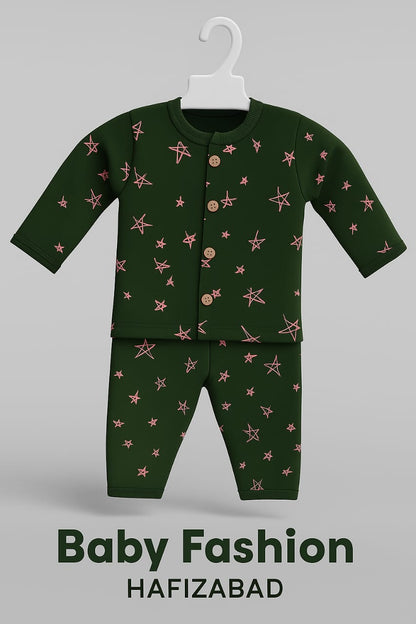 Star & Polka Dot Baby Suit Set