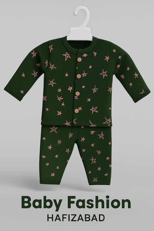 Star & Polka Dot Baby Suit Set