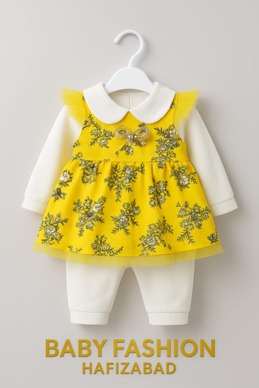 Golden Bloom Party Dress