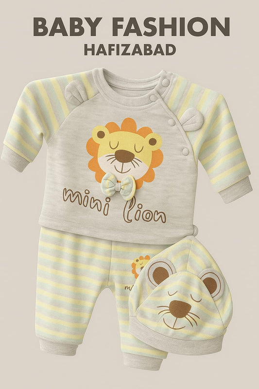 Mini Lion 3-Piece Baby Suit