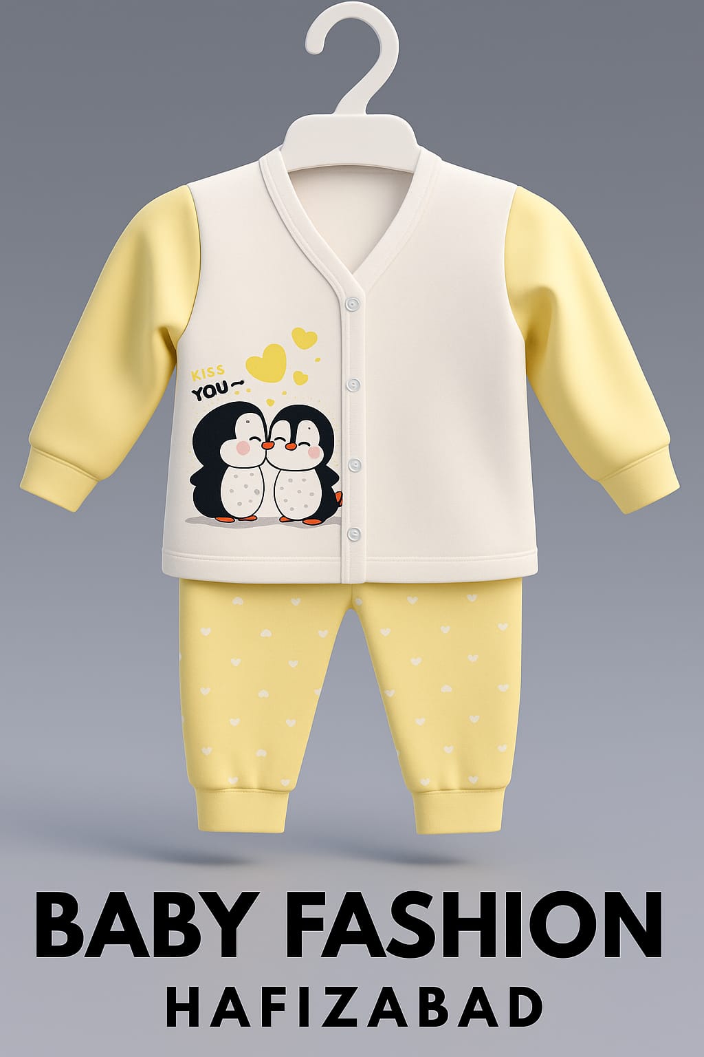 Penguin Love Baby Suit