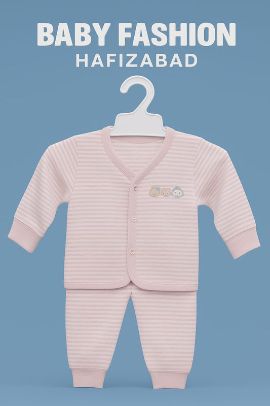 Soft Stripe Baby Suit