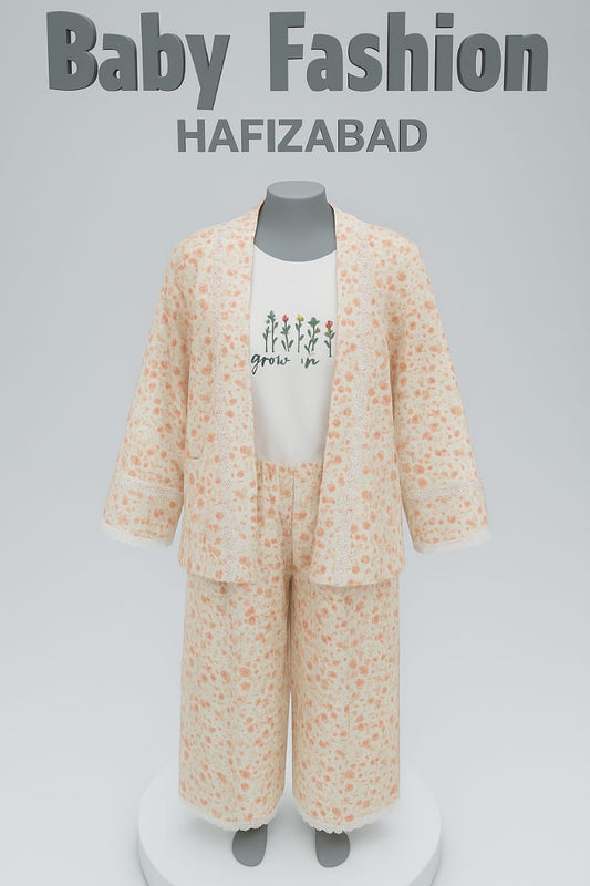 Floral Kimono 3-Piece Set Collection