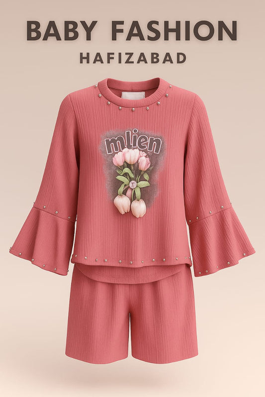 Pearl Tulip Top & Shorts Set