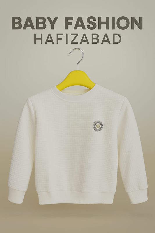 Classic Waffle Knit Sweatshirt
