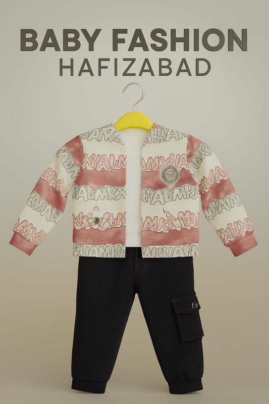 Boys Printed Winter Outfit
