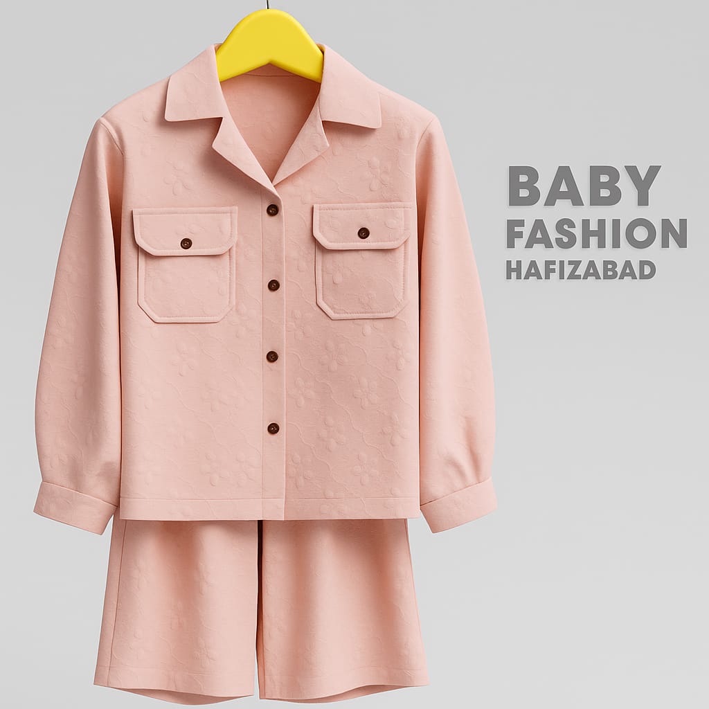 Soft Pink Shirt & Shorts Set