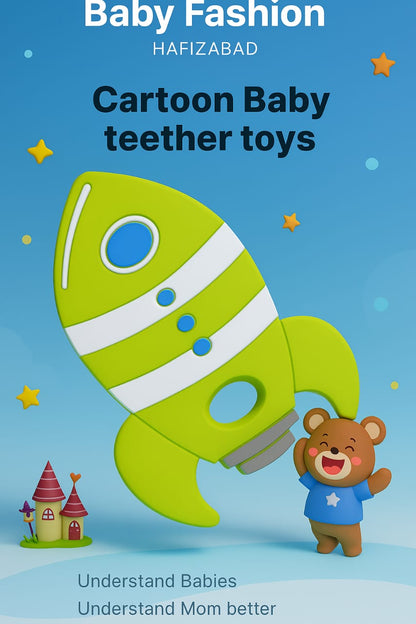 Rocket Ship Teether Toy