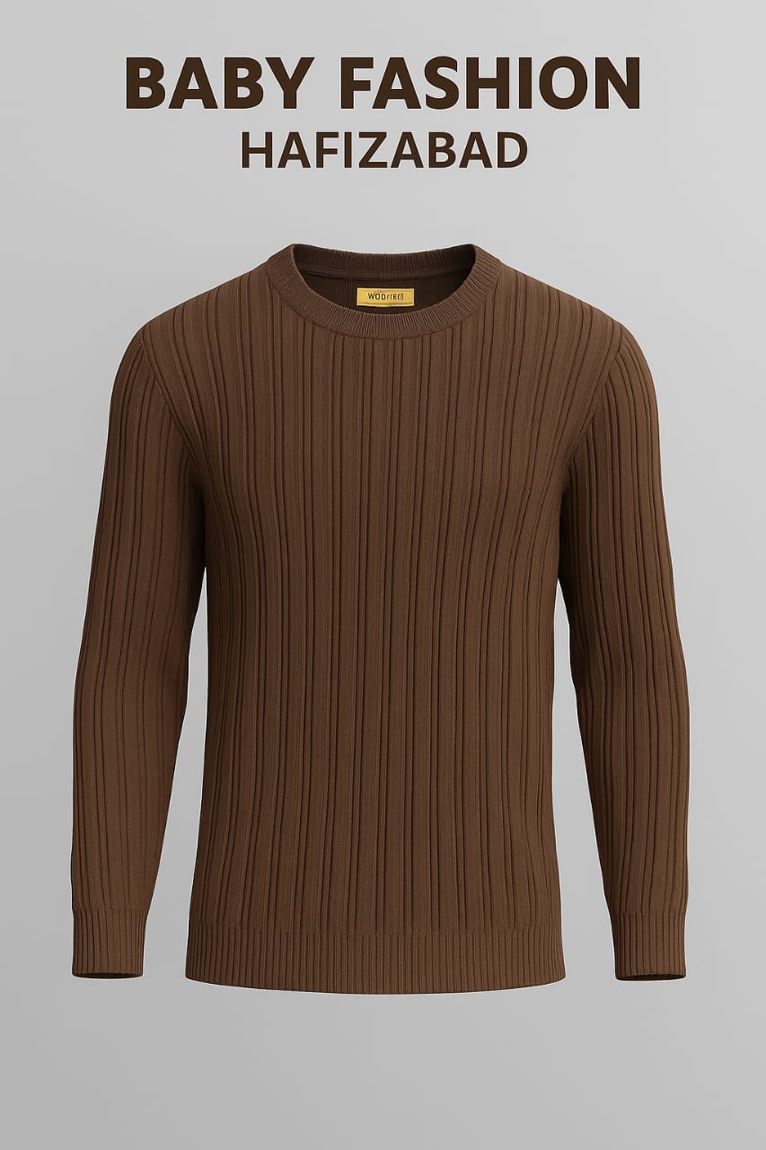 Boys Brown Winter Sweater