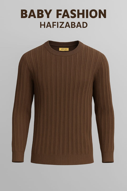 Boys Brown Winter Sweater