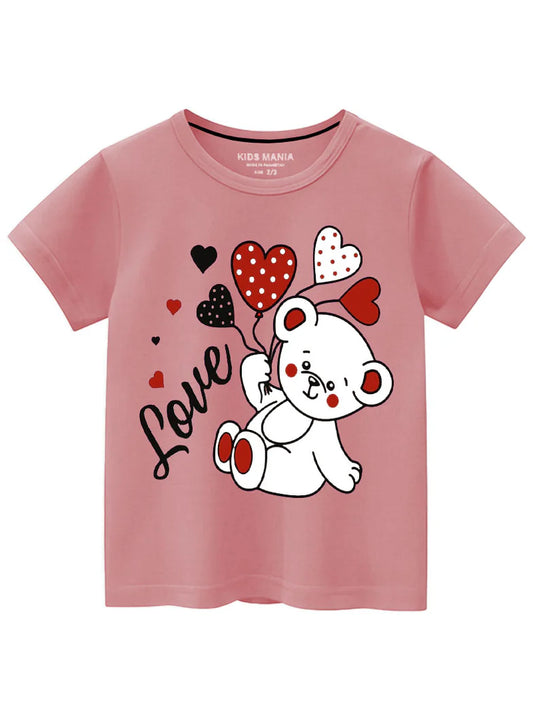 Perfect for Your Little Ones Love Panda T-Shirt For Girls